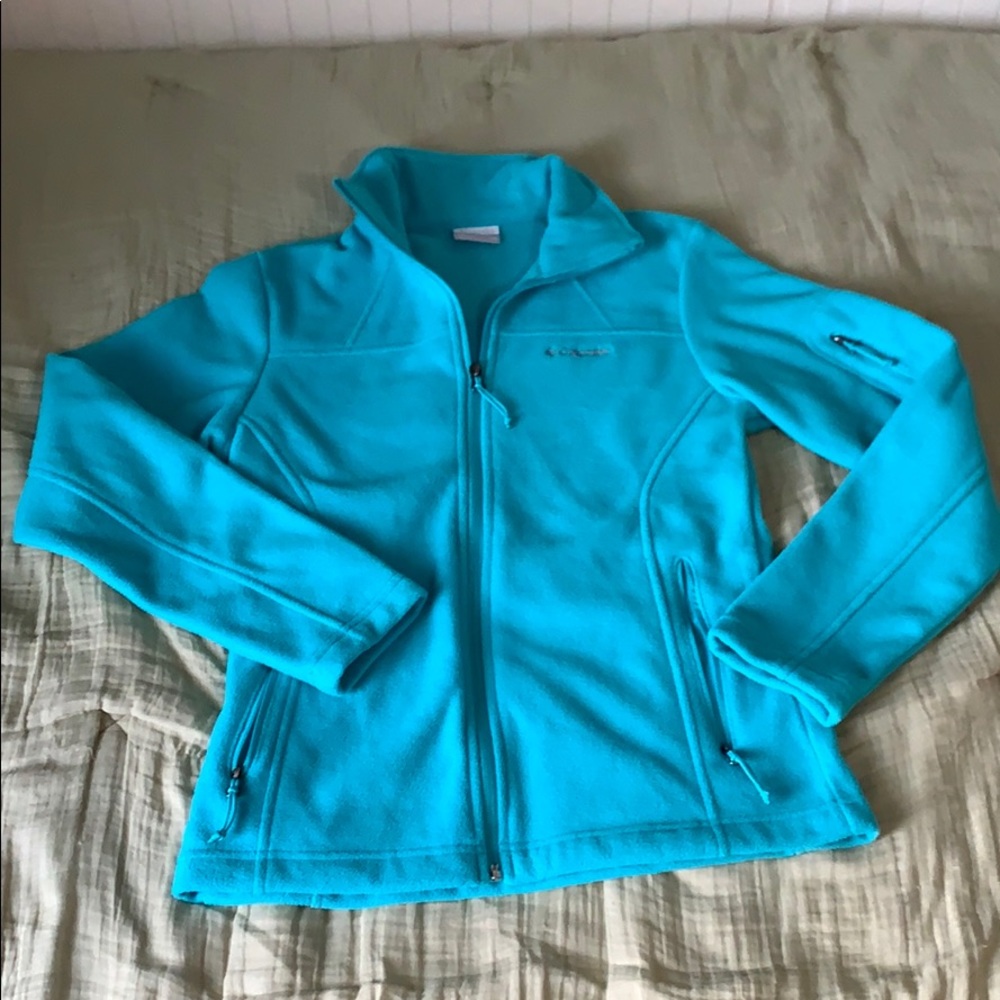 Columbia Fleece Zip-Up Jacket EUC